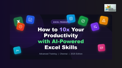 How to 10x Your Productivity with AI-Powered Excel Skills